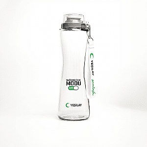 Bağımsızlık Modu Açık Pure Sport Premium 750 ml Cam Su Şişesi
