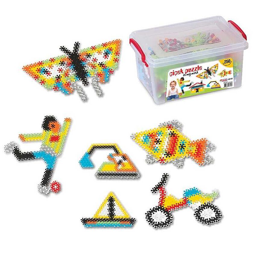 Çiçek Puzzle Küçük Box 250 Parça - 4