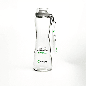 Ctrl+Z Gerçek Hayatta Çalışmaz Pure Sport Premium 750 ml Cam Su Şişesi