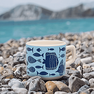Deniz Hikayesi Seramik Kupa 225 ml - 2