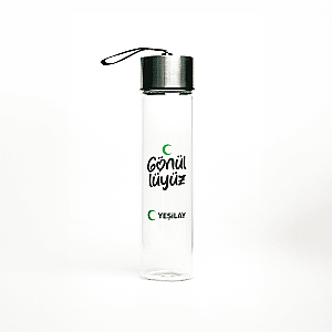 Gönüllüyüz Pure Premium 450 ml Cam Su Şişesi
