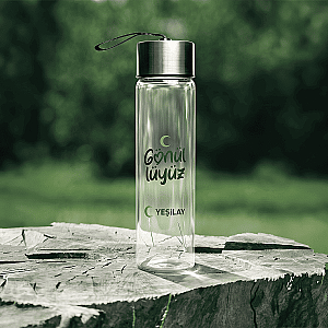 Gönüllüyüz Pure Premium 450 ml Cam Su Şişesi - 2