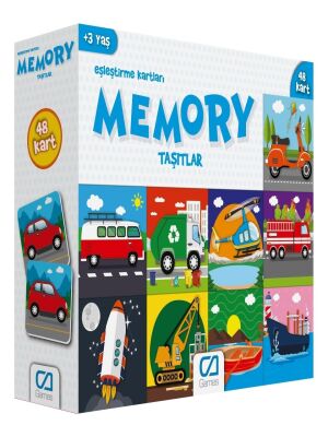 Memory Taşıtlar Eşleştirmeli Kart Oyunu - 1