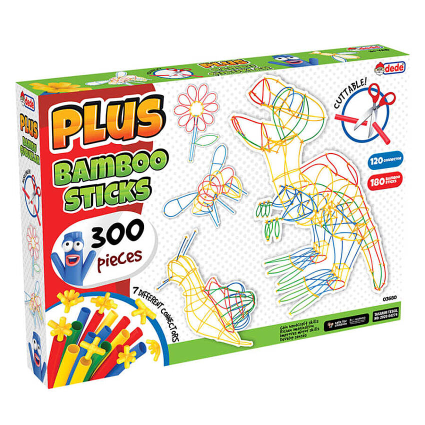 Plus Bambu Çubuklar 300 Parça - 5