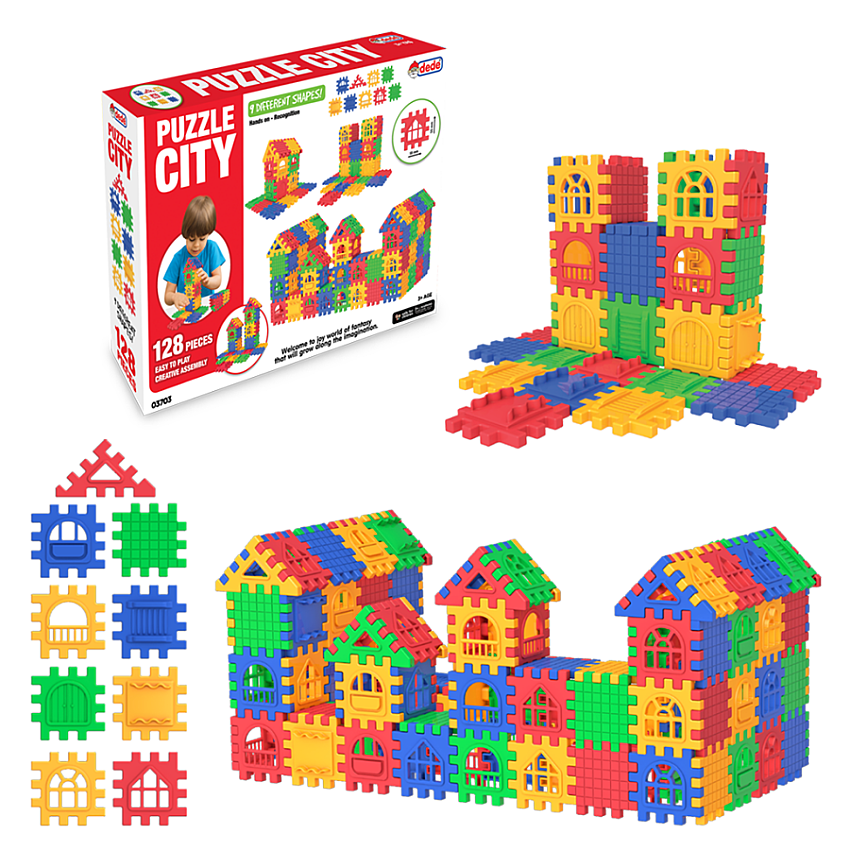 Puzzle City 128 Parça - 4