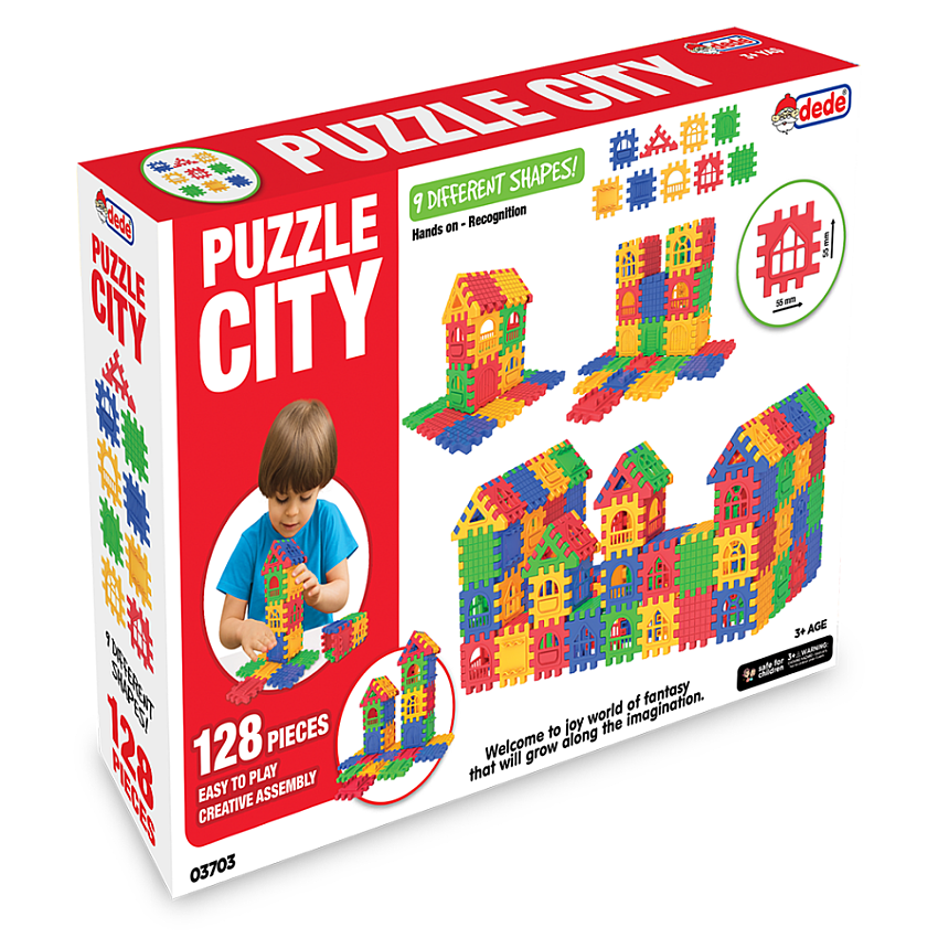Puzzle City 128 Parça - 5