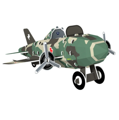 Planör Uçak 3D Puzzle 30 Parça - 1