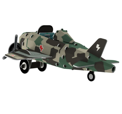 Planör Uçak 3D Puzzle 30 Parça - 3