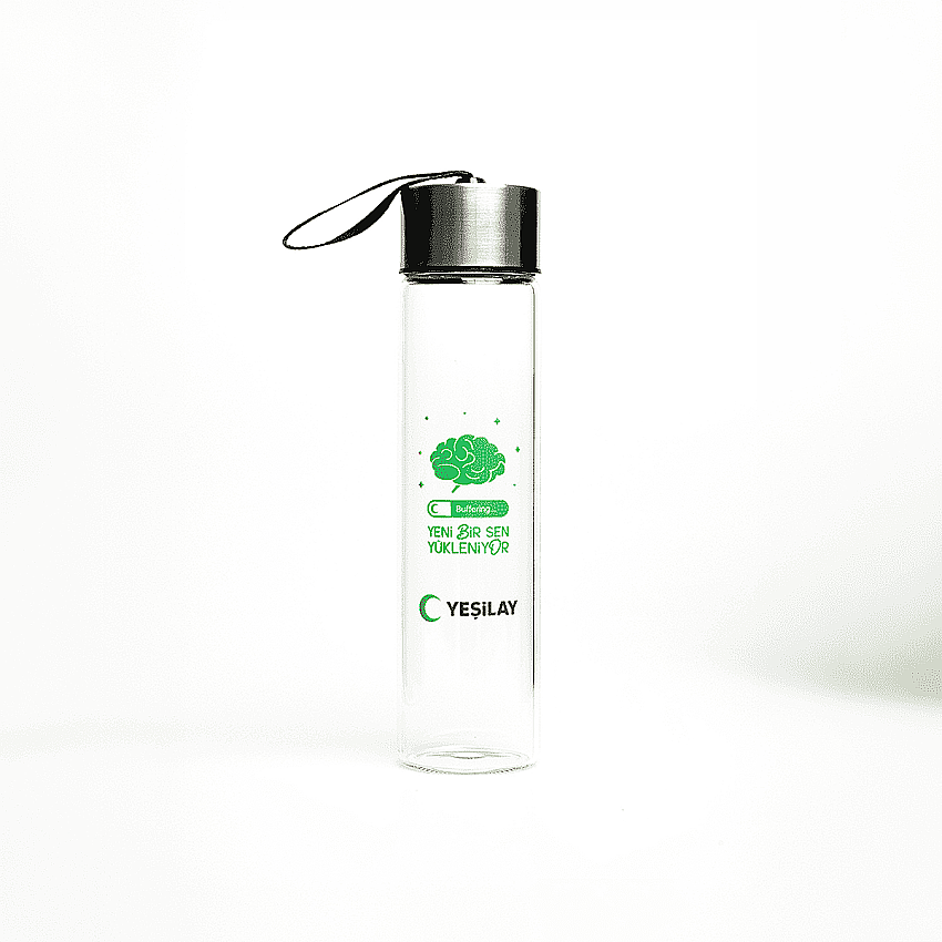 Yeni Bir Sen Yükleniyor Pure Premium 450 ml Cam Su Şişesi - 1