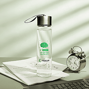 Yeni Bir Sen Yükleniyor Pure Premium 450 ml Cam Su Şişesi - 2