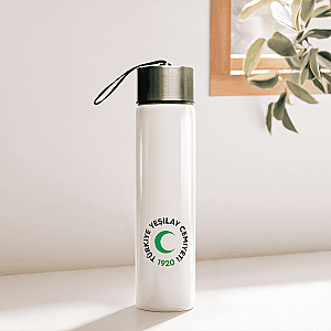 Yeşilay Shiny White Premium 450 ml Cam Su Şişesi - 2