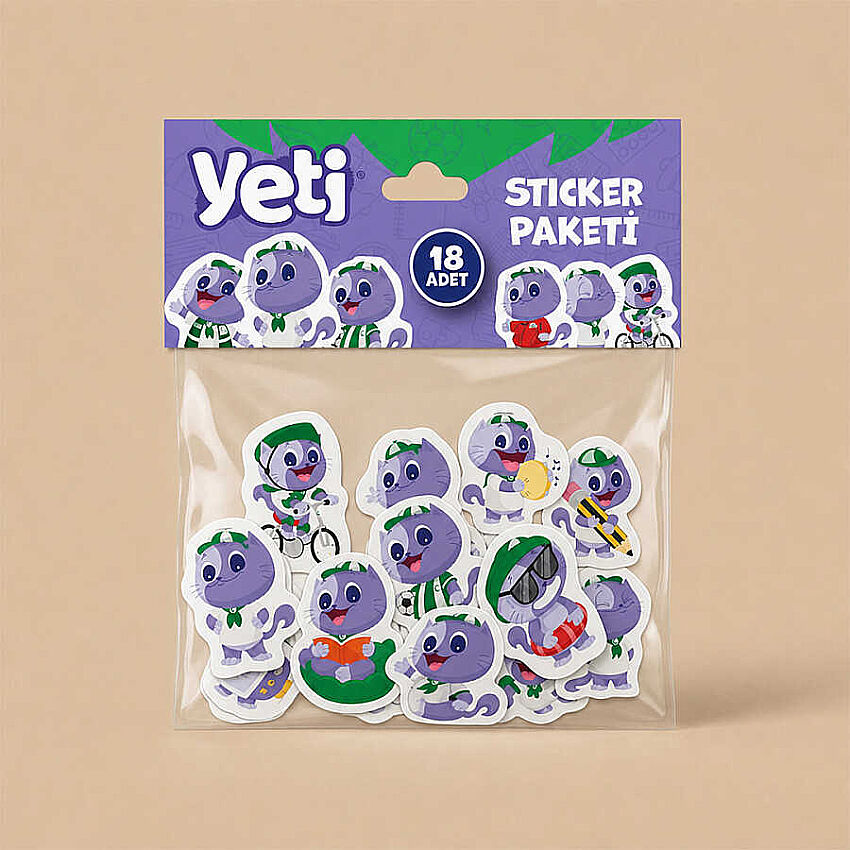 Yeti Sticker Paketi - 1